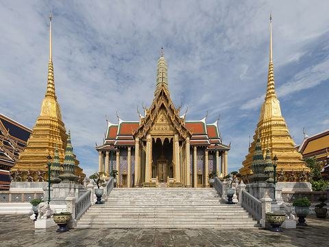 Golden temple of Wat Phra Kaew Bangkok