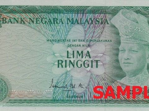 Malaysian ringgit banknote